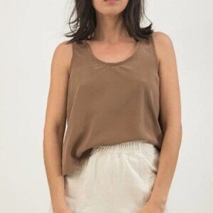 Elizabeth Suzann Ella Tank // Rust Silk // Medium